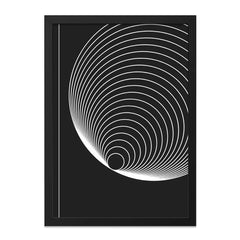 Minimalist Wall Art, Circle Art Print, Abstract Geometric Art, Modern Home Decor, Black and White Art, Contemporary Art, Gallery Wall Art - Tawshia