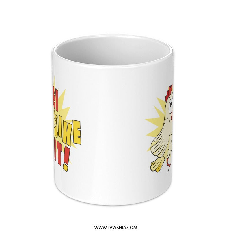 Funny Chicken Illustrated Mug Coffee Cup product