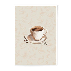 Coffee Photographic Prints, Watercolor Coffee Cup Art, Coffee Bean Print, Kitchen Decor, Cafe Wall Art, Food Photography, Drink Art Print - Tawshia