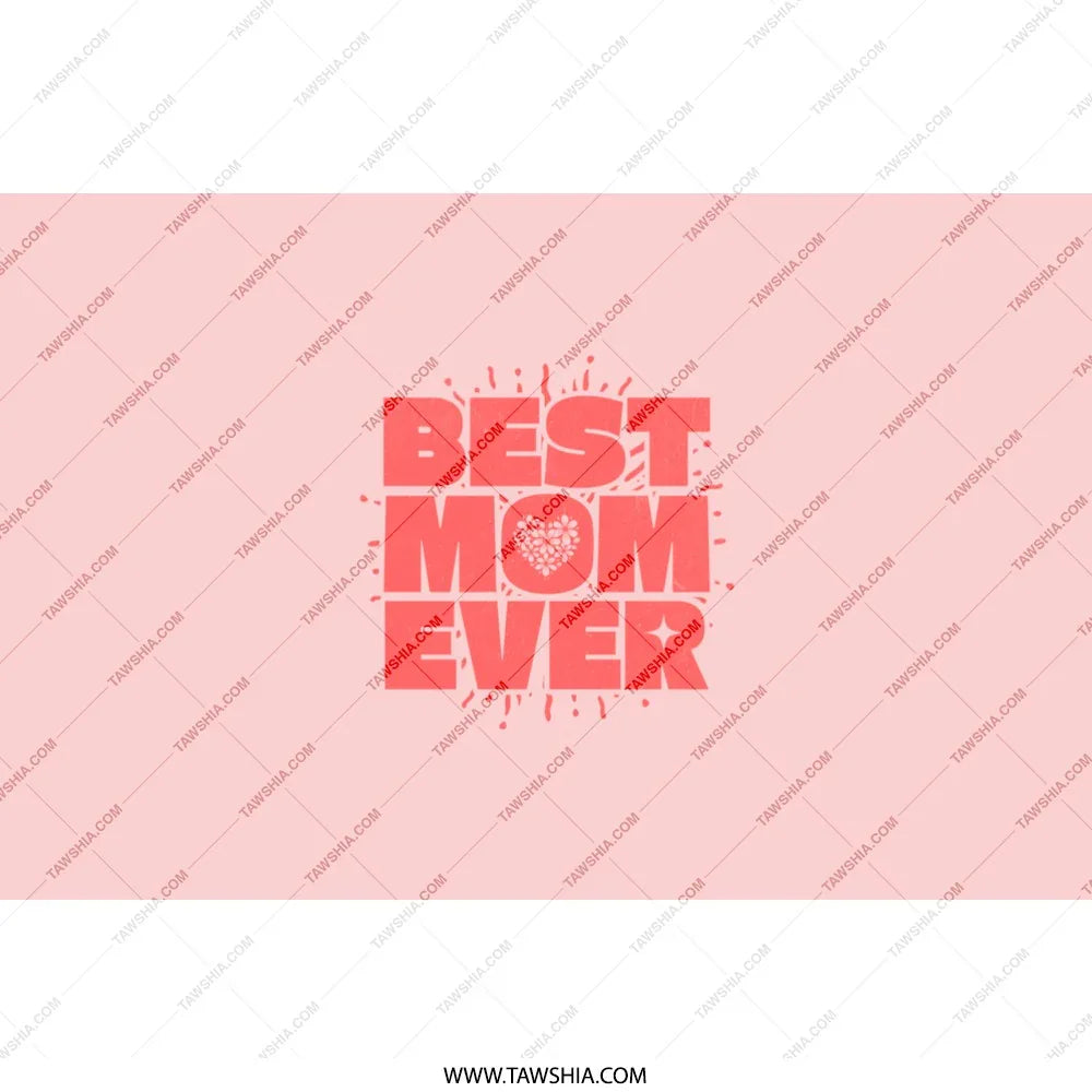 Best Mom Ever Unique Pink Background product