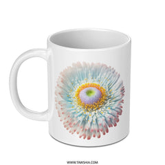 Floral Mug, Daisy Mug, Flower Mug, Botanical Mug, Colorful Flower Mug, Garden Mug, Flower Lover Gift, Unique Mug, Coffee Mug, Tea Mug - Tawshia