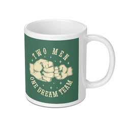 Two Men One Dream Team Inspirational Mug product type