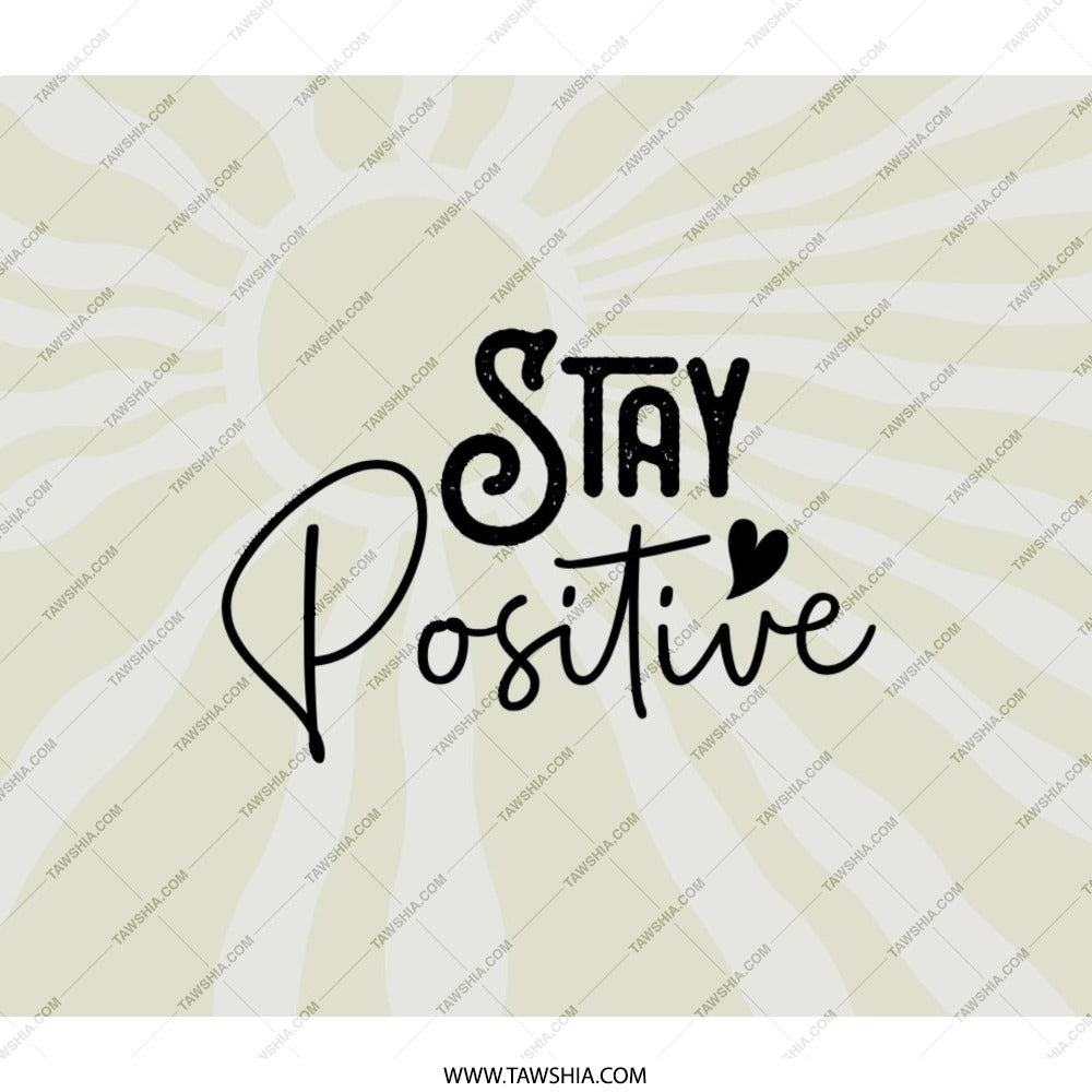 Stay Positive Backpack, Motivational Backpack, Trendy Backpack, Everyday Backpack, Backpack Gift, Cute Backpack - Tawshia