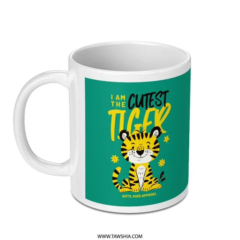 I am the Cutest Tiger design on a coffee mug product