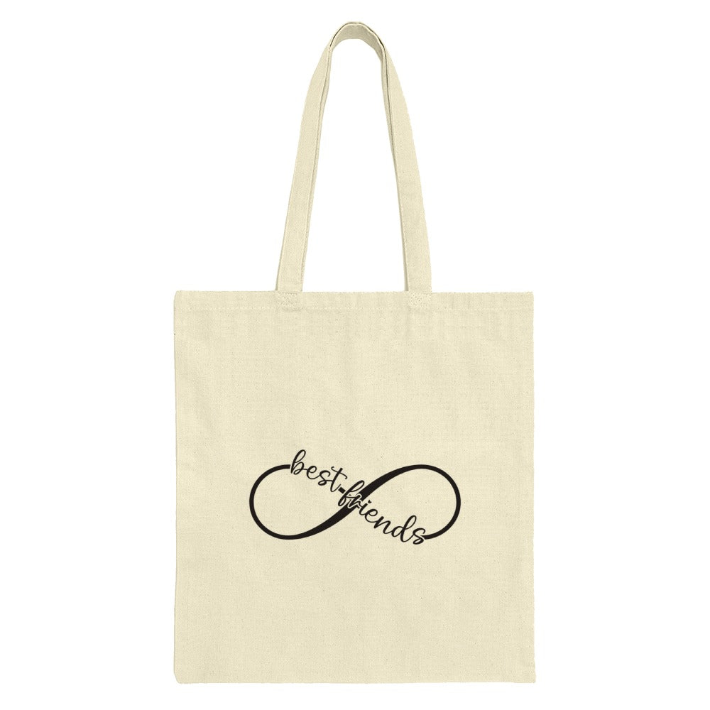 Best Friends Infinity Tote Bag, Friendship Gift, Soul Sister, Cute Bestie Gift, Birthday Present, Forever Friends Shopping Bag - Tawshia