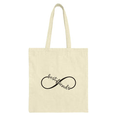 Best Friends Infinity Tote Bag, Friendship Gift, Soul Sister, Cute Bestie Gift, Birthday Present, Forever Friends Shopping Bag - Tawshia