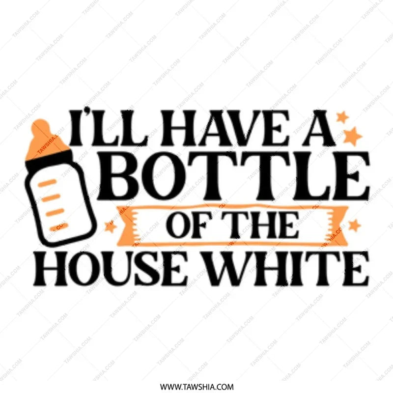 Funny Wine Lover Mug, Bottle of House White, Mom Mug, Unique Gift Idea, Coffee Mug, Wine Gift, Sarcastic Mug - Tawshia
