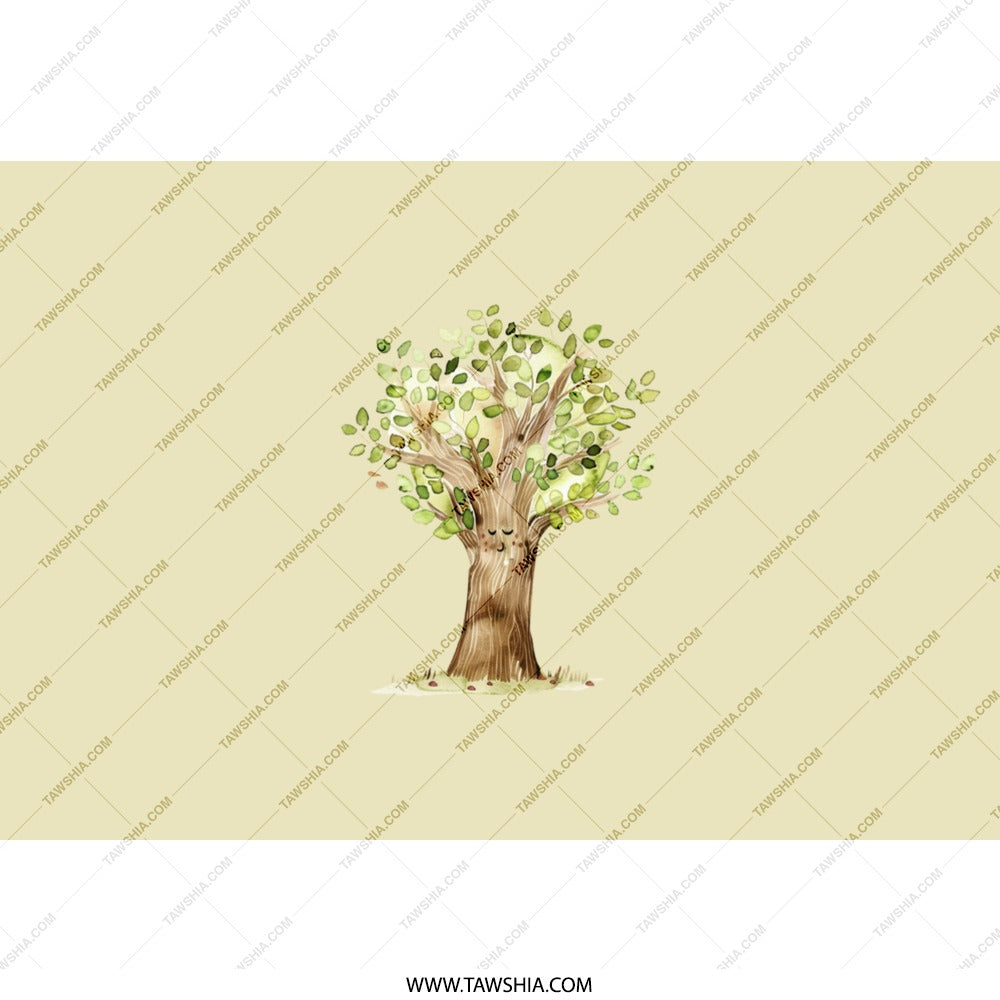 Smiling Tree Tumbler, Nature Tumbler, Cute Tree Design, Unique Tumbler, Everyday Tumbler, Gift Ideas, Travel Tumbler, Drinkware - Tawshia