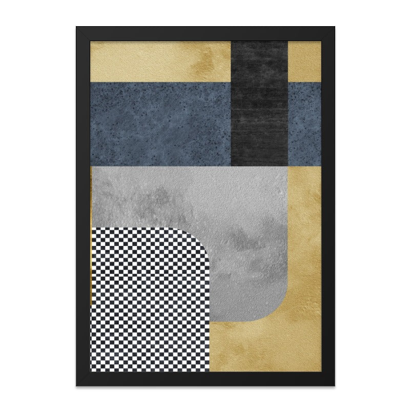 Geometric Abstraction Wall Art, Modern Art Print, Contemporary Wall Decor, Abstract Art Poster, Wall Decor - Tawshia