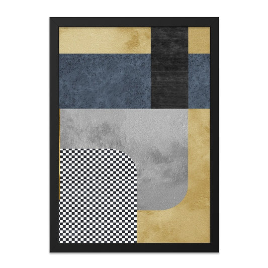 Geometric Abstraction Wall Art, Modern Art Print, Contemporary Wall Decor, Abstract Art Poster, Wall Decor - Tawshia