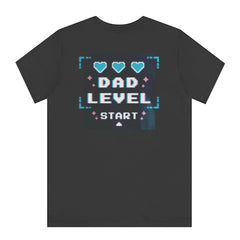 Dad Level Start Hearts Design T-shirt product
