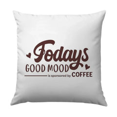 Coffee Lover Pillow, Good Mood Pillow, Coffee Decor Pillow, Coffee Gift, Cute Coffee Pillow, Decorative Pillow, Coffee Saying Pillow - Tawshia