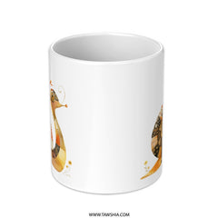 Watercolor Snail Mug, Cute Animal Coffee Mug, Quirky Snail Art, Unique Gift Idea, Snail Lover Gift, Decorative Mug - Tawshia