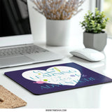 Learning is Life's Adventure Mouse Pad, Teacher Gift, Book Lover Gift, Student Desk Decor, Study Space, Inspiration Mouse Pad - Tawshia
