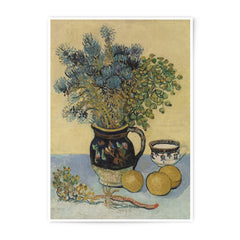 Still Life Vase Photographic Print, Van Gogh Art Print, Flowers Art Print, Vintage Painting Still Life Artwork, Fine Art Print - Tawshia