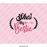 Shes my Bestie Backpack, Best Friend Backpack, Besties Backpack, Matching Backpacks, Friendship Backpack, Cute Backpack, Gift for Bestie - Tawshia