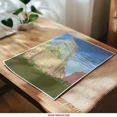 Zion National Park Photographic Print, Utah Wall Art, Travel Poster, American Southwest Landscape, Desert Scenery, Mountain Photography - Tawshia