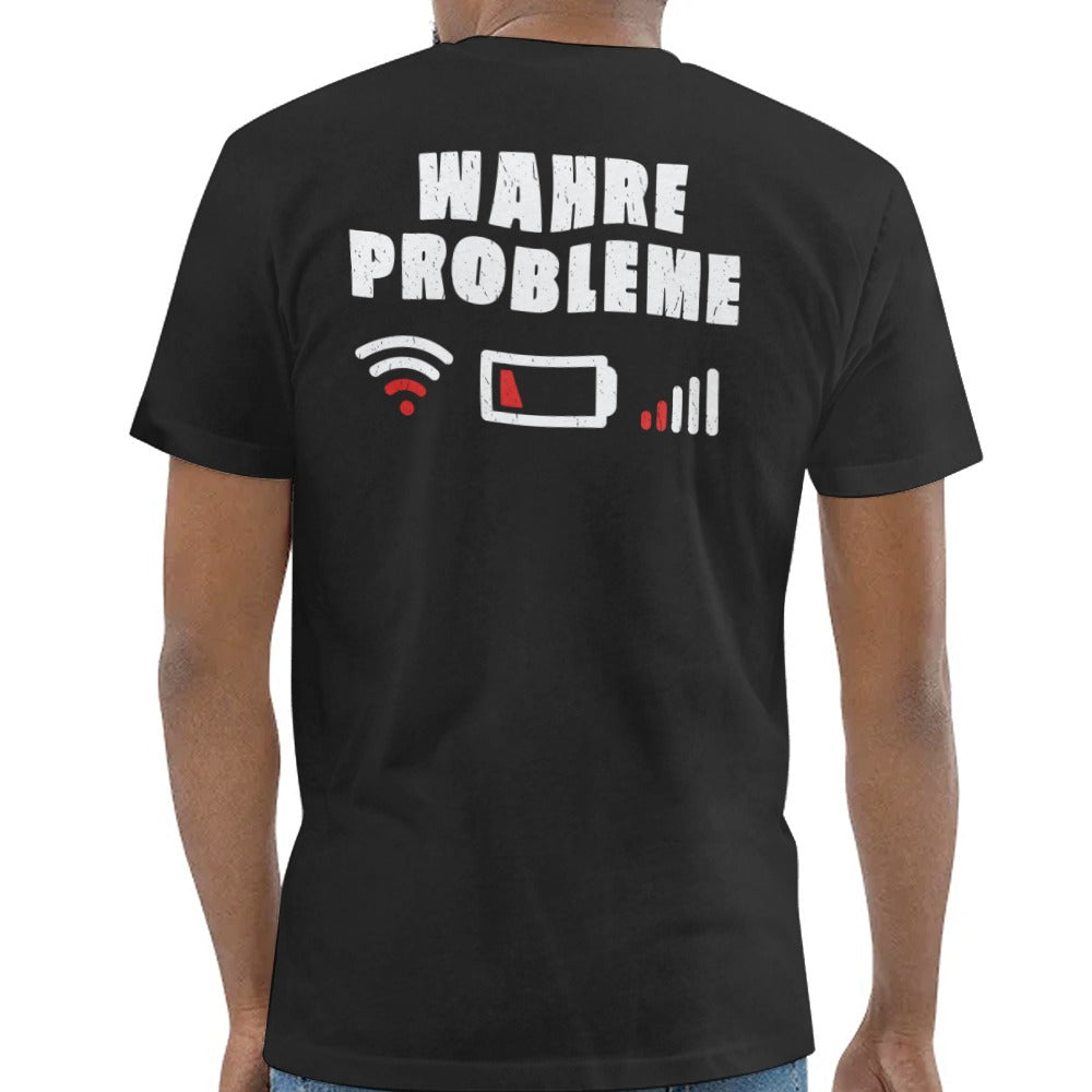 Wahre Probleme Wi-Fi Low Battery Graphic Tee product