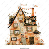 Dutch House Mug, Europe Art, Unique Home Decor, Travel Lover Gift, Coffee Lover Mug, Cute Mug - Tawshia