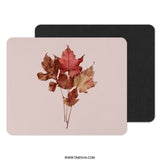 Autumn Leaves Mouse Pad, Fall Home Decor, Maple Leaf Design, Cute Desk Accessories, Aesthetic Office, Trendy Mousepad, Gift Idea - Tawshia