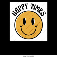 Happy Times Illustration with Smiling Face product type