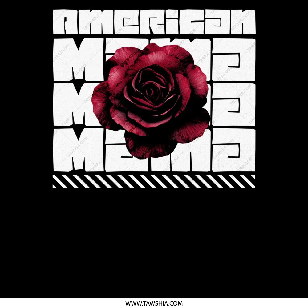 American Mama Red Rose Design product