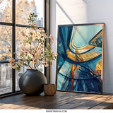 Abstract Buildings Wall Art, Cityscape Artwork, Modern Architecture Print, Urban Decor, Contemporary Home Decor, Office Wall Decor - Tawshia