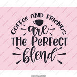 Coffee and Friends Mouse Pad, Perfect Blend Desk Decor, Gift for Friend, Office Accessory, Cute Mousepad, Unique Design Mouse Pads - Tawshia