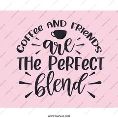 Coffee and Friends Mouse Pad, Perfect Blend Desk Decor, Gift for Friend, Office Accessory, Cute Mousepad, Unique Design Mouse Pads - Tawshia