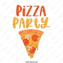 Pizza Party Mug, Foodie Gift, Fun Novelty Cup, Pizza Lover Present, Cute Graphic Design, Office Coffee Mug, Unique Gift Idea - Tawshia