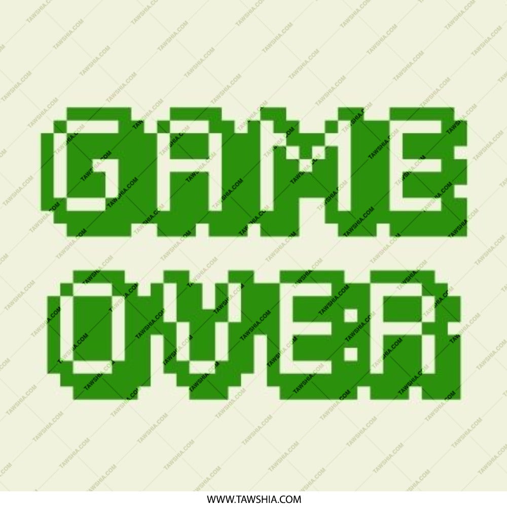 Game Over Pinback Button, 8 Bit Gaming, Gamer Gift, Retro Video Game Button, Party Favor, Gaming Event, Funny Pinback Button - Tawshia