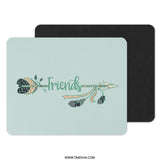Friends Arrow Mouse Pad, Cute Desktop Accessory, Gift For Friend, Unique Office Decor, Personalized Work Space, Computer Gaming Pad - Tawshia