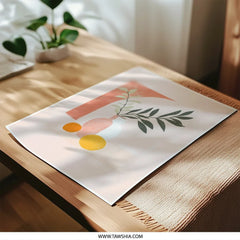 Botanical Art Photographic Prints, Still Life Prints, Modern Wall Decor, Arch and Vase, Floral Prints, Contemporary Home Decor, Fine Art - Tawshia