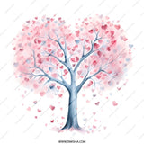 Heart Tree Mug, Love Tree Gift, Valentines Gift, Romantic Mug, Heart Mug, Anniversary Mug, Unique Coffee Mug, Watercolor Mug - Tawshia
