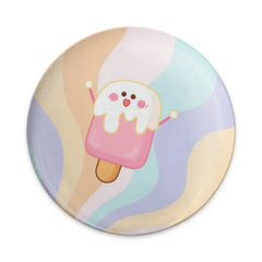 Cute Ice Cream Pinback Button, Kawaii Food Button, Pastel Swirl Button, Trendy Aesthetic, Gift For Friend, Fun Accessory, Ice Cream Lover - Tawshia
