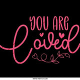 You Are Loved Pinback Button, Inspirational Quote Button, Positive Message, Heart Button, Affirmation Button, Gift Idea, Cute Pin, Gift - Tawshia