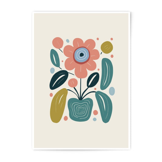 Abstract Floral Photographic Print, Botanical Art Print, Flower Poster, Modern Wall Art, Home Decor - Tawshia