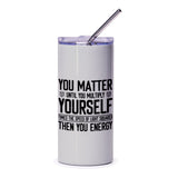 You Matter Science Tumbler, Funny Physics Formula Gift, Inspirational Science Quote, School Teacher Gift, Unique Science Gift - Tawshia