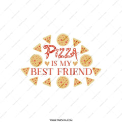 Pizza is My Best Friend Tote Bag, Foodie Gift, Pizza Lover, Funny Tote Bag, Novelty Bag, Everyday Bag, Casual Tote, Cute Tote Bags - Tawshia