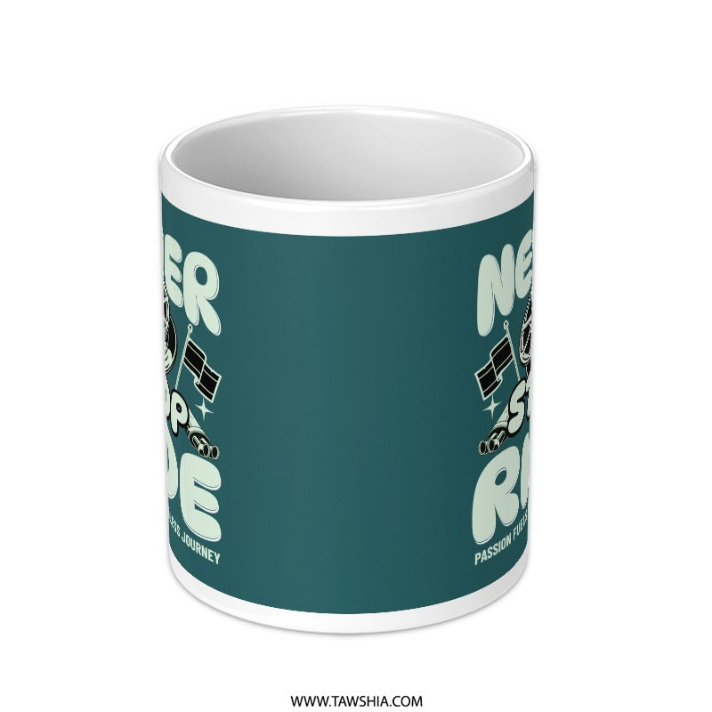 Never Stop Ride Passion for Adventure Journey Mug product