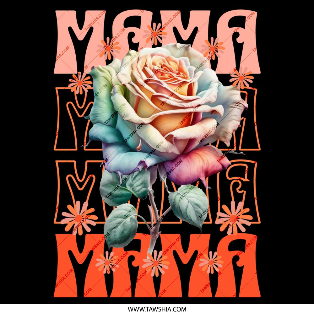 Colorful Mama Rose Graphic design product