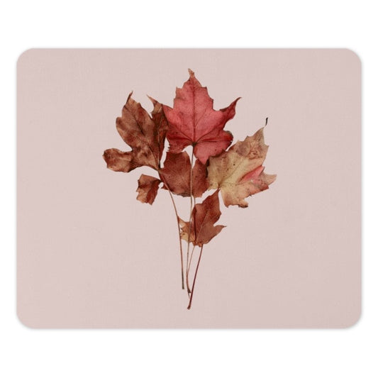 Autumn Leaves Mouse Pad, Fall Home Decor, Maple Leaf Design, Cute Desk Accessories, Aesthetic Office, Trendy Mousepad, Gift Idea - Tawshia