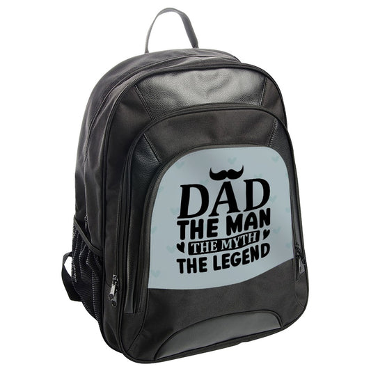 Dad The Man The Myth Backpack, Funny Backpack, Father's Day Gift, Dad Backpack, Gift for Dad, Gift For Men, Birthday Gift, Novelty Backpack - Tawshia