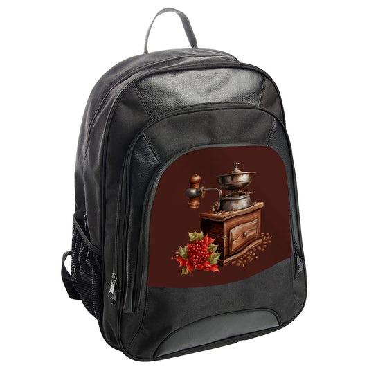 Coffee Grinder Backpack, Vintage Style Backpack, Unique Design, Stylish Backpack, Daily Use Bag (128 characters) - Tawshia