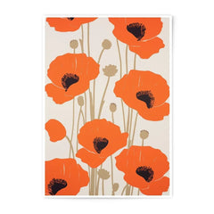 Orange Poppy Photographic Print, Floral Wall Art, Flower Photography, Botanical Print, Home Decor, Modern Art, Nature Photo - Tawshia