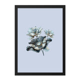 Lotus Wall Art Print, Floral Home Decor, Botanical Wall Hanging, Flower Wall Art, Modern Art Print - Tawshia
