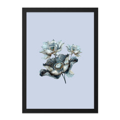 Lotus Wall Art Print, Floral Home Decor, Botanical Wall Hanging, Flower Wall Art, Modern Art Print - Tawshia