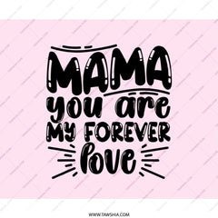 Mama Mouse Pad, Forever Love, Gift For Mom, Mother's Day, Mom Mousepad, Gift For Her, Cute Mousepad, Desk Decor, Office Decor - Tawshia