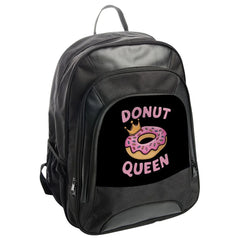 Donut Queen Backpack, Kawaii Backpack, Food Backpack, Novelty Backpack, Funny Backpack, Crown Donut Backpack, Unique Gift Backpack - Tawshia
