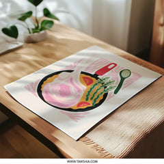 Food Photographic Print, Kitchen Wall Art, Culinary Art Print, Still Life Illustration, Home Decor, Dining Room Art, Cook Art - Tawshia